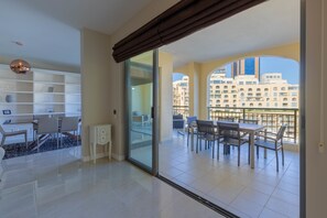 Luxury Apartment, Sea View (1) | Terrace/patio - 3BR LUXURY PORTOMASO MARINA (St. Julian's)