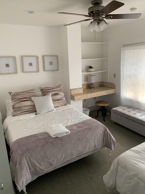 4 bedrooms, iron/ironing board, travel cot, WiFi
