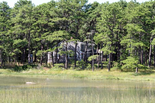 Idyllic Waterfront Home on Drummer Cove  in Quiet Pine Grove on Pleasant Point.