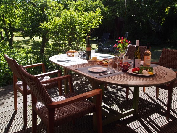 Opções para refeição ao ar livre