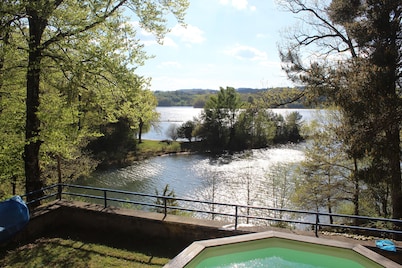 house discreet nature chalet calm and peaceful swimming pool lake fishing