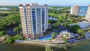 Exterior - Newly Renovated Top Floor Luxury Penthouse. Breathtaking Gulf & Bay Views (Fort Myers Beach)