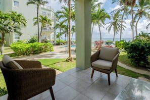 Terrace/patio - Ocean View Condo located within Bermuda Beach - Gold Standard Approved (San Pedro)