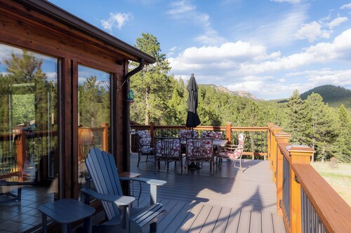 Das ist Colorado! Abgeschieden, geräumig, atemberaubende Aussicht, Killer-Whirlpool, Privatsphäre