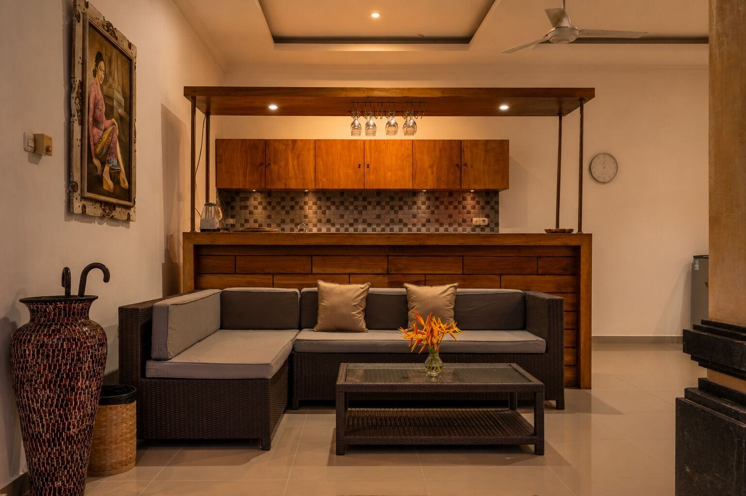 Vil·la, 2 dormitoris, piscina privada | Zona de menjador de l'habitació