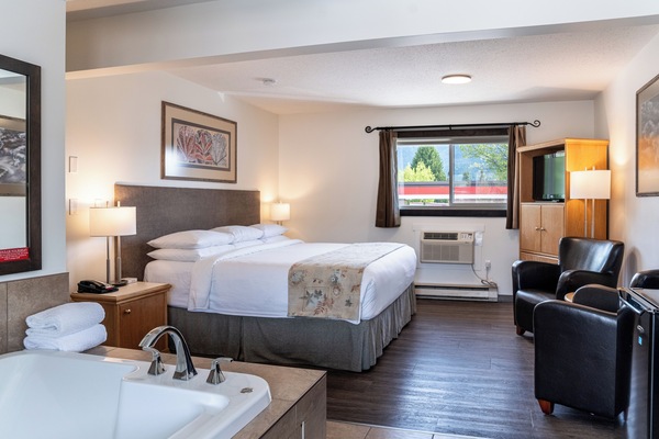 Premium kamer, 1 kingsize bed, niet-roken | Hypoallergeen beddengoed, pillowtop-bedden, verduisterende gordijnen