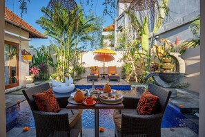 Honeymoon-Villa, eigener Pool | Eigene Küche | Kühlschrank, Mikrowelle, Herdplatte, Wasserkocher