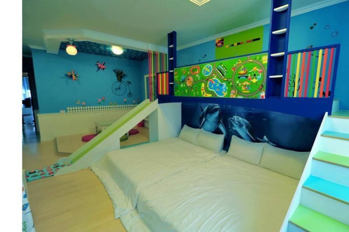Deluxe-Vierbettzimmer, 2 Doppelbetten, Nichtraucher