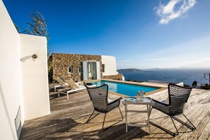 Villa, 4 Bedrooms, Private Pool | Terrace/patio - Villa Christina by The Pearls Collection (Mykonos)