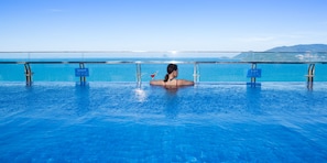 Outdoor pool, open 6:00 AM to 9:00 PM, pool loungers - DTX Hotel Nha Trang (Nha Trang)