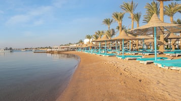Private beach