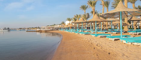 Private beach