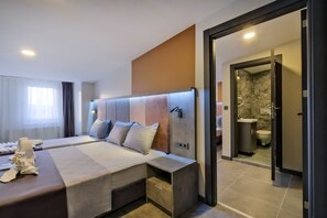 Draps en coton égyptien, literie de qualité supérieure, minibar