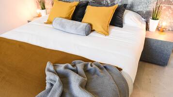 Triple Room, Garden View | Premium bedding, minibar, in-room safe, blackout curtains