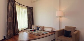 In-room safe, individually decorated, individually furnished, desk - Gulmohar Greens - Golf & Country Club (Sanand)