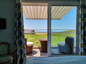 Habitación doble Confort, balcón, vista al mar | Vista desde la habitación