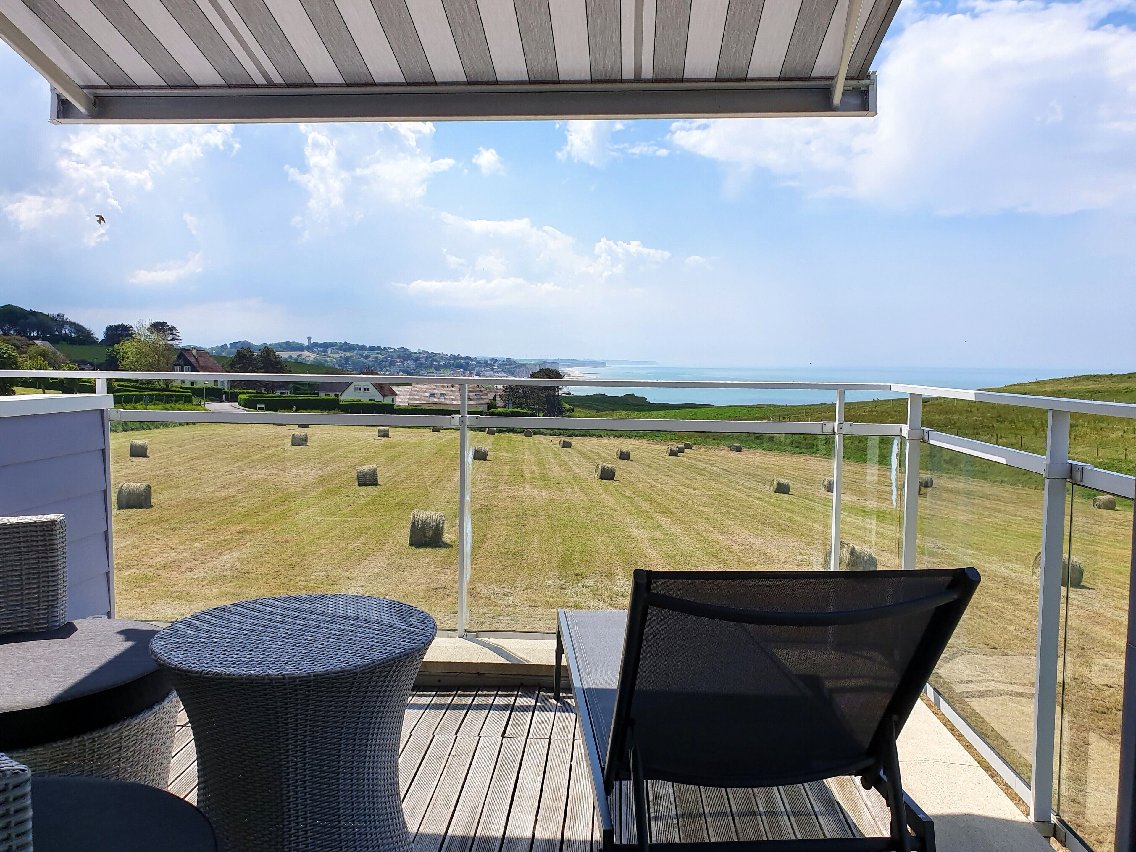 Habitación doble Confort, balcón, vista al mar | Balcón