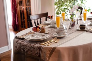 Free daily full breakfast