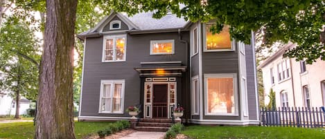 Front of property – evening/night