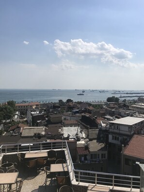 Blick von der Unterkunft