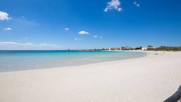 Vlak bij het strand