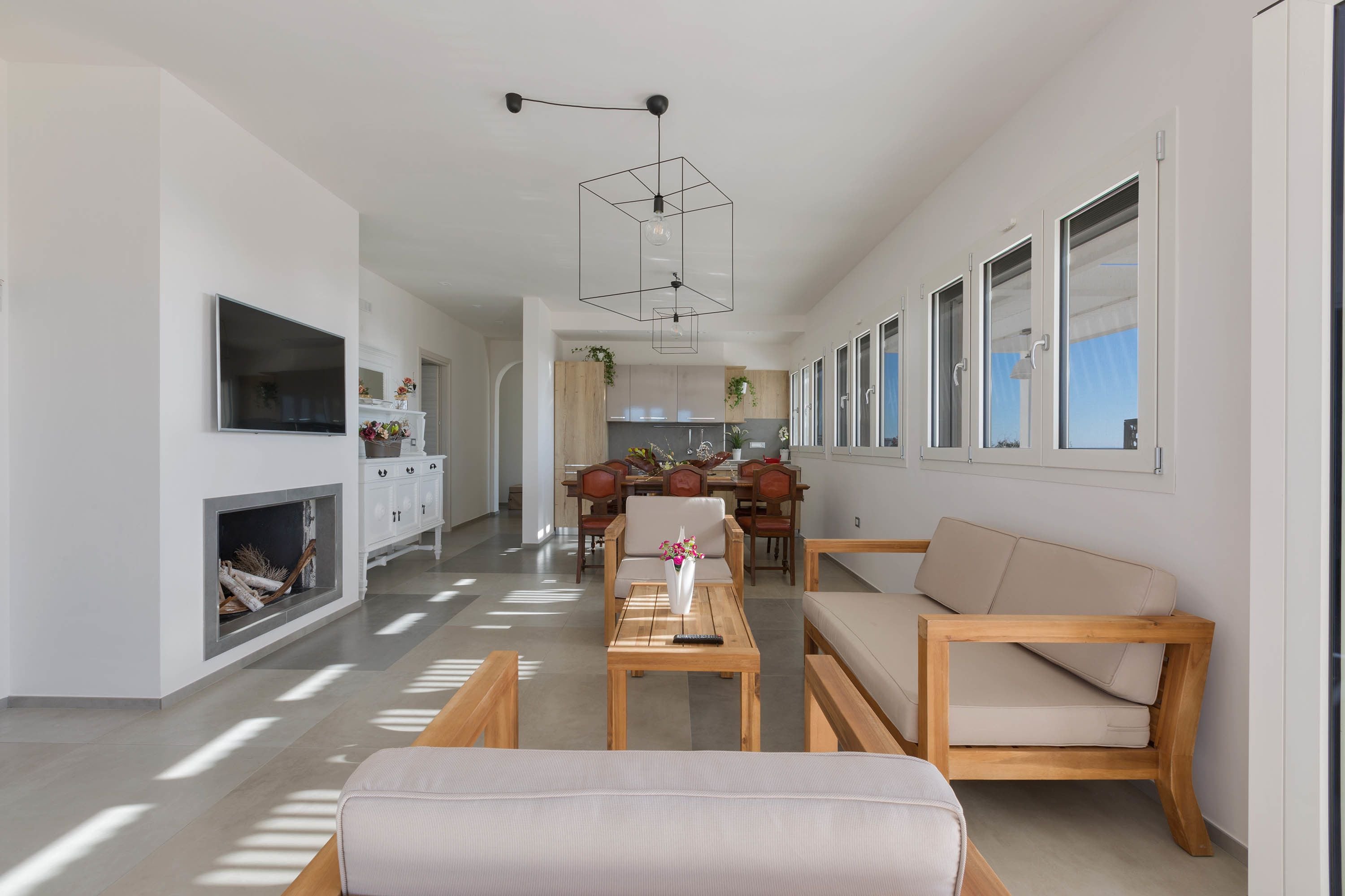 全景公寓, 4 间卧室 (999) | 客厅 | 电视