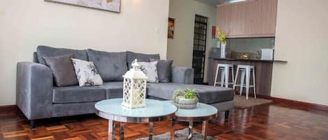 Appartement, 1 grand lit, non-fumeur | Coin séjour