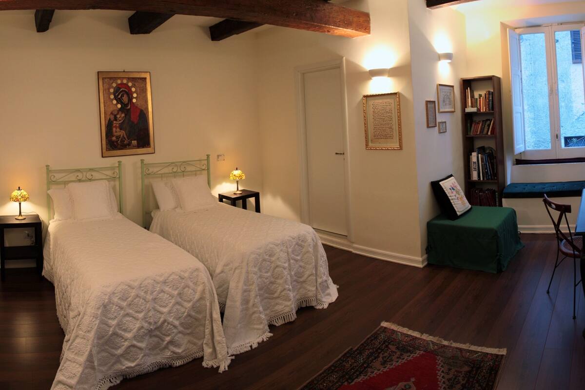 Premium bedding, down duvets, individually decorated