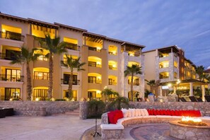 Front of property - evening/night - 2BR Villa With Ocean View and Pool (Cabo San Lucas)