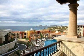 Balcony view - Magic 2BR Ocean View Suite IN Cabo SAN Lucas (Cabo San Lucas)
