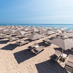 Plage privée, bar de plage