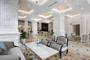 Sala de estar en el lobby