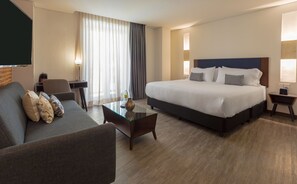 Deluxe Room, 1 King Bed, Non Smoking | Minibar, in-room safe, desk, laptop workspace - Hotel Santa Catalina By OxoHotel (Cartagena)