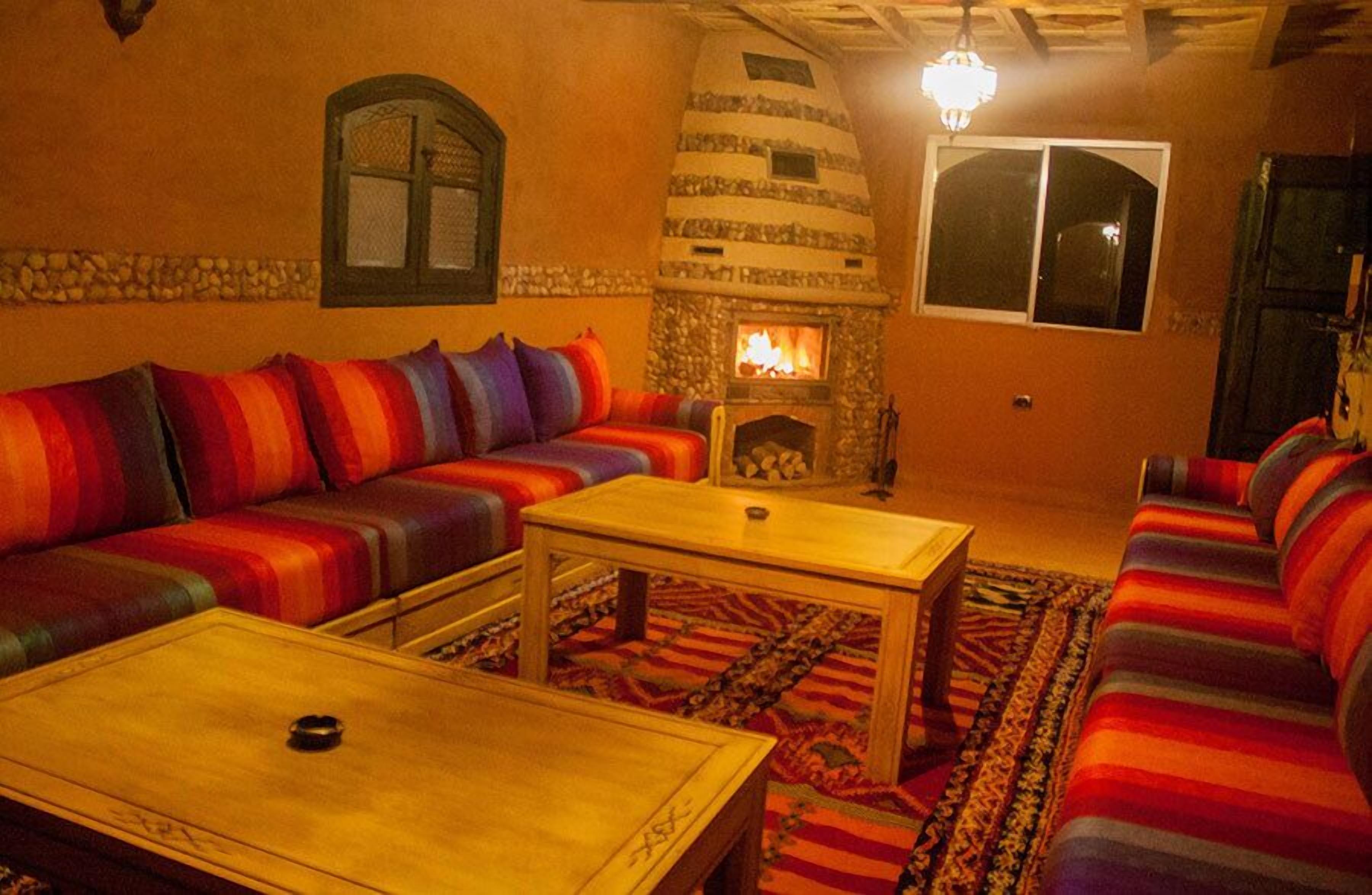 Área de estar no saguão