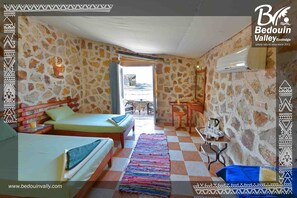 Superior Double or Twin Room, 2 Twin Beds | Blackout drapes, bed sheets - Ecolodge Bedouin Valley (Marsa Alam)