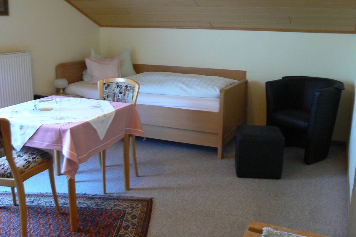 Habitación individual, para no fumadores, balcón (E) | Camas extra, wifi gratis y ropa de cama