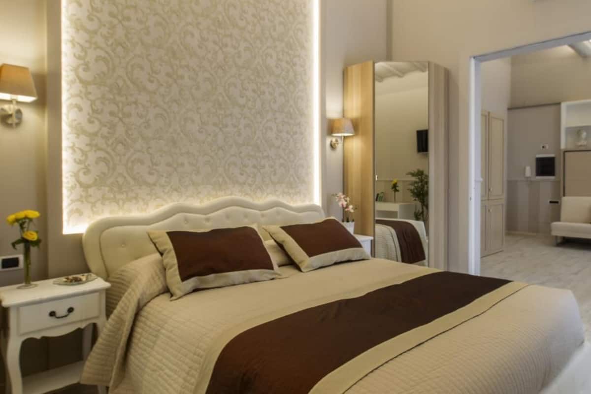 2 bilik tidur, cadar kapas Mesir, peralatan tempat tidur premium