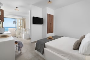 Akti Luxury Suites | Premium bedding, pillow-top beds, in-room safe, laptop workspace