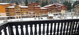 Valfréjus: 2 Zimmer + Kabine, im Zentrum, 4/6 Personen