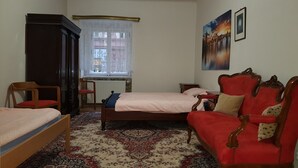 Apartment, 2 Double Beds, Non Smoking | Desk, blackout curtains, free WiFi, bed sheets - Central relax stay (Prague)