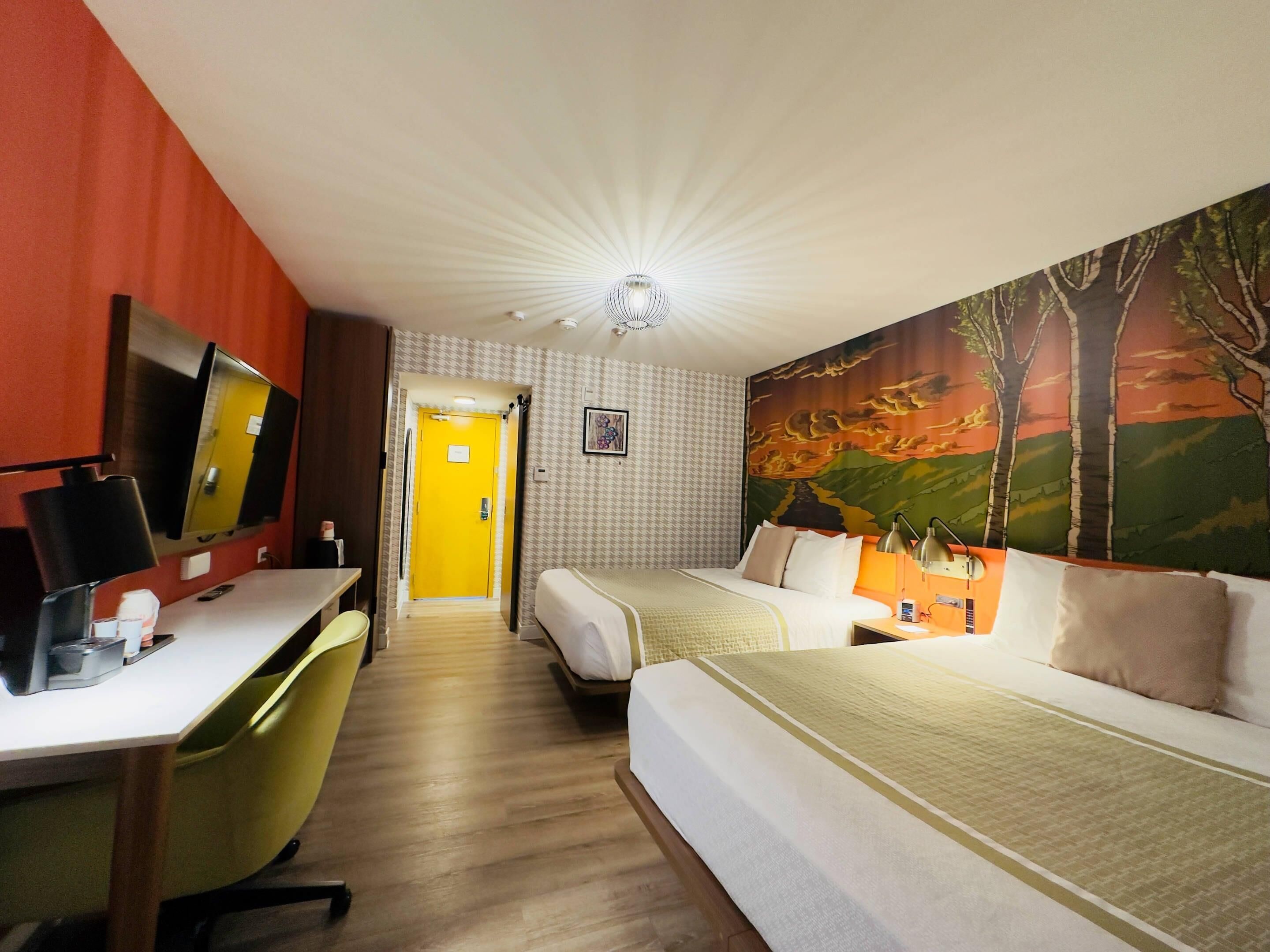 Standard Room, 2 Queen Beds, Non Smoking | In-room safe, individually decorated, individually furnished, desk