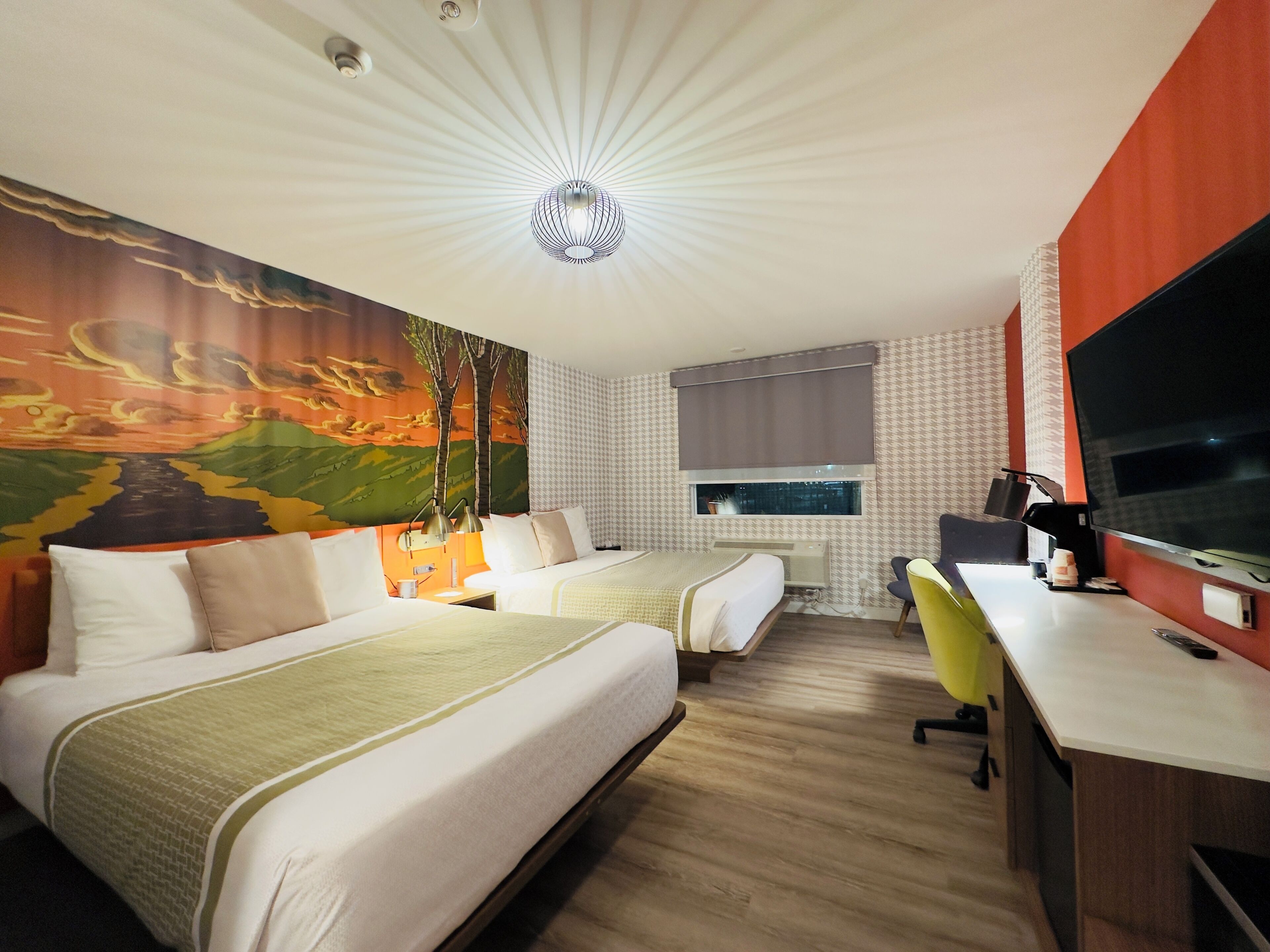 標準客房, 2 張加大雙人床, 非吸煙房 | 客房內保險箱、獨  特裝潢、布置獨特、書桌