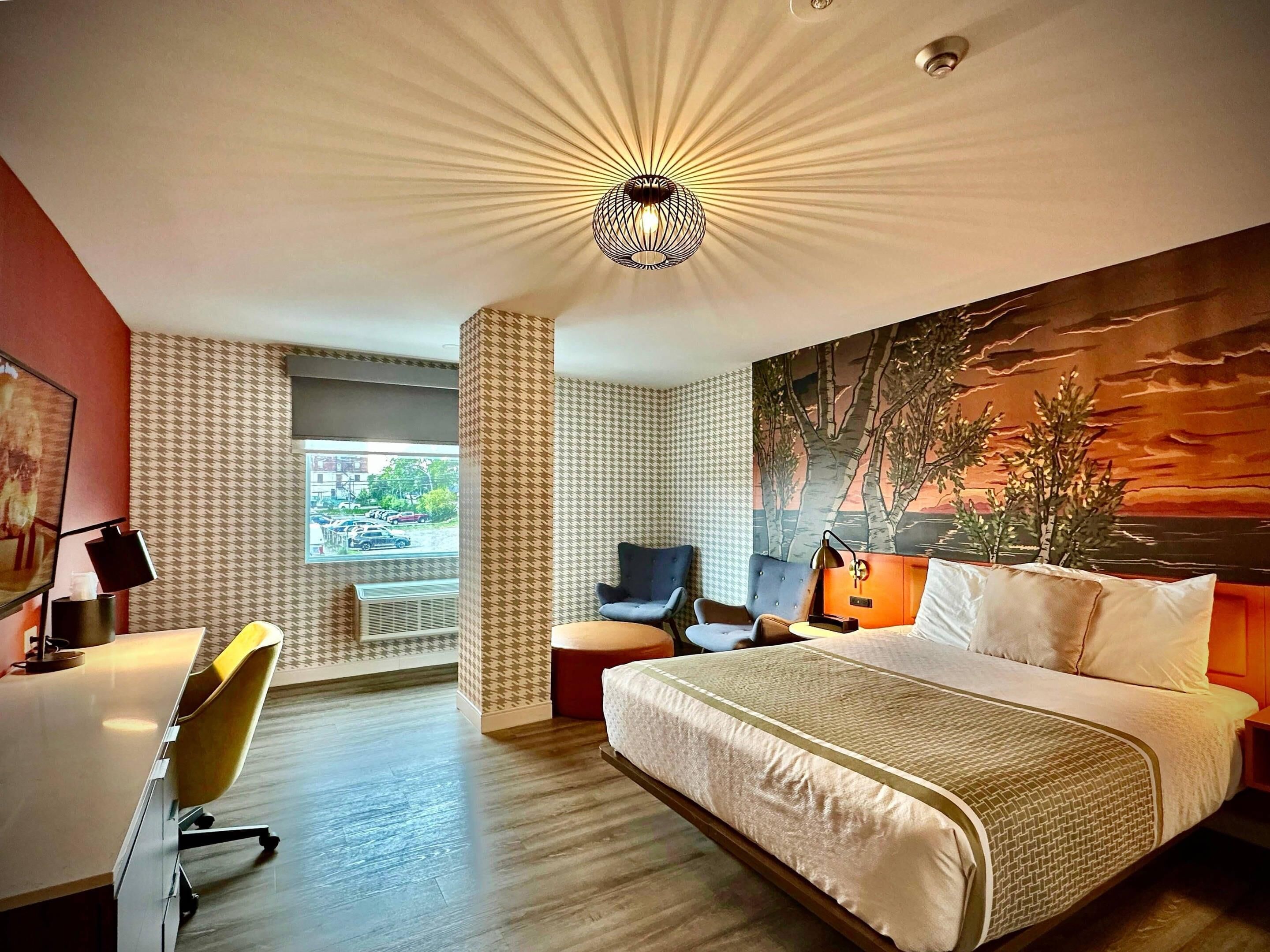 標準客房, 1 張加大雙人床, 非吸煙房 | 房內夾萬、獨特設計、獨特裝修、書桌