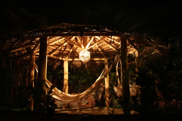Hammocks in the garden