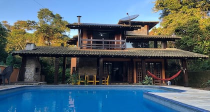 S. Sebastião - Juréia North Coast - House with 4 bedrooms - heated pool and air conditioning