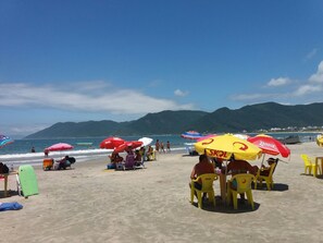 En la playa 