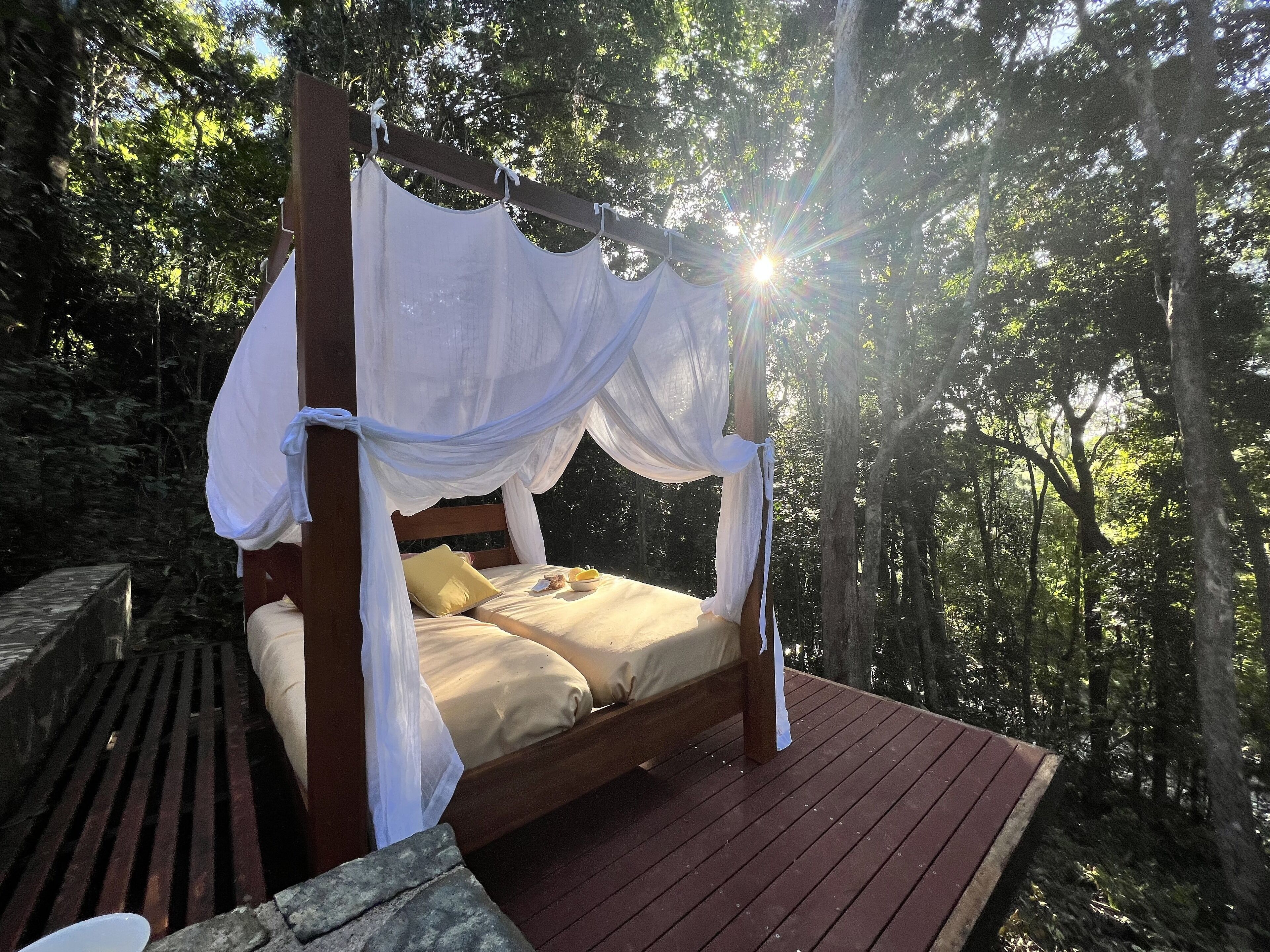 Rainforest Treetops Home + Infinity Edge Pool Riverside 4 Poster Daybed +100Mbs