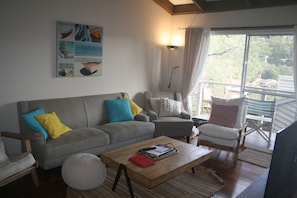 Smart-tv, dvd-spelare och en stereo