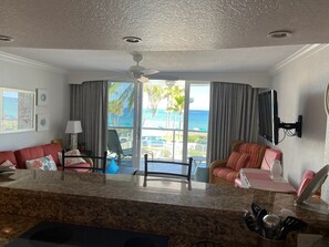 Televisión y reproductor de DVD 