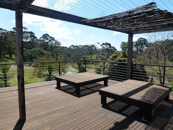 Terrace/patio - Lavandula cottage (Shepherds Flat)
